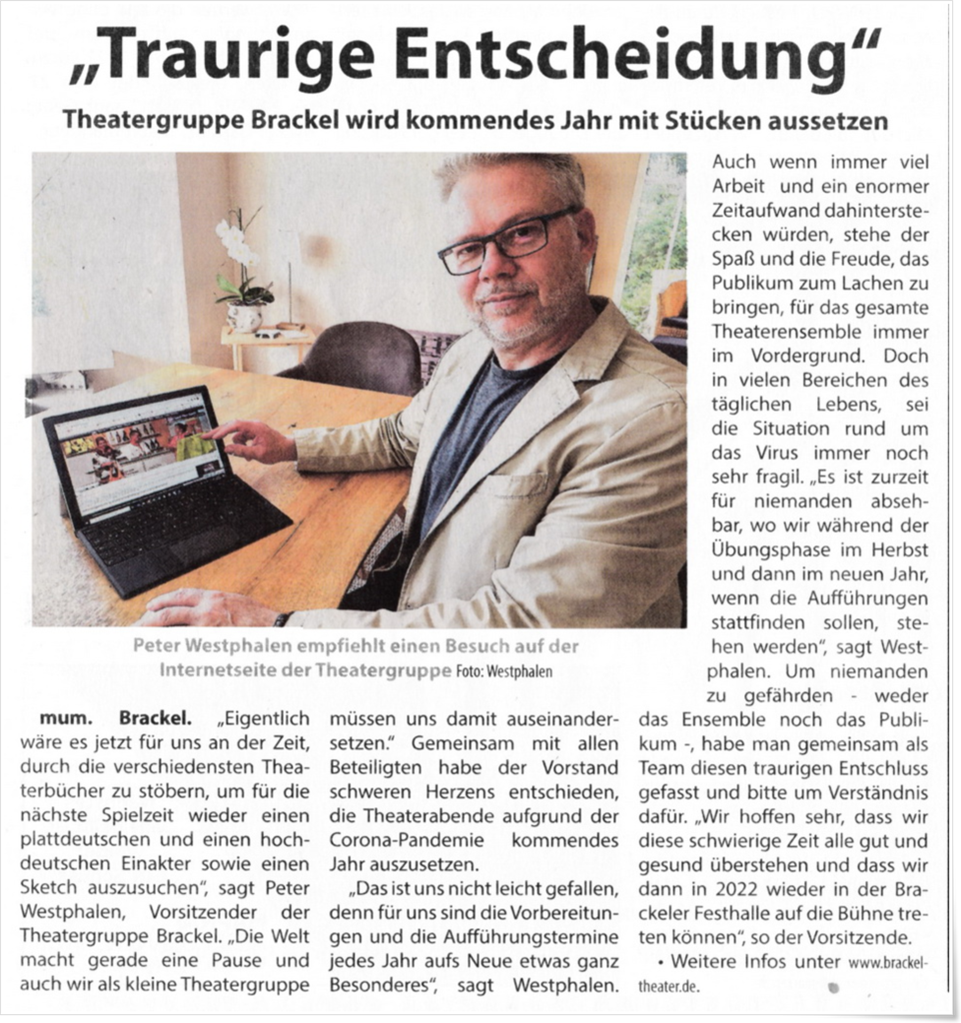 Traurige Entscheidung